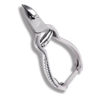 Coupe-ongles professionnel de qualité salon avec poignée antidérapante, outil en acier inoxydable durable pour les soins des ongles des doigts et des orteils - Product Image 2