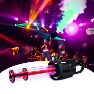 Gatling Handhold Column Big LED CO2 Jet Machine Gun DMX512 Control For Wedding Party Stage Disco