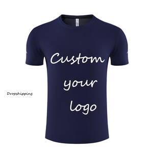 T-shirt personnalisé pour homme, col rond, 300 g/m², impression numérique de logo de haute qualité, 2026 - Product Image 1