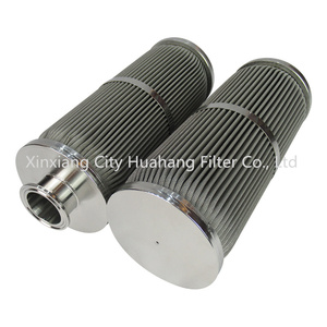 Fabricante Resistencia a altas temperaturas Tejido 20 pulgadas Acero inoxidable 304/316 Elementos de filtro plisado de acero - Product Image 5