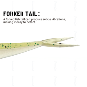 Leurre de pêche souple en silicone 78 mm 1,8 g, type Jerk Shad à queue fourchue, Swimbait de finesse pour <span class=keywords><strong>drop</strong></span> <span class=keywords><strong>shot</strong></span>, avec paillettes réfléchissantes pour achigan et <span class=keywords><strong>truite</strong></span> - Product Image 5