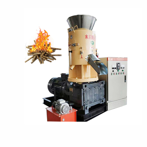 Nouvelle conception de machine à granulés de bois à matrice plate automatique avec moteur de 7,5 kW, haute capacité, à vendre pour les grossistes - Product Image 1