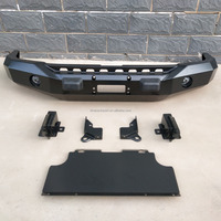 Parachoques Trasero Todoterreno LC120 Negro, Nuevo Parachoques de Acero Resistente, Kit de Parachoques con Barra Protectora para Land Cruiser Serie 120