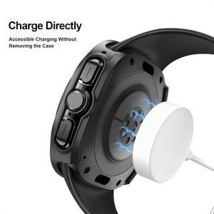 Protezione Schermo e Custodia Protettiva per Smartwatch <span class=keywords><strong>Samsung</strong></span> Galaxy Watch <span class=keywords><strong>Ultra</strong></span>, Accessori Cover in PC per Orologio Intelligente - Product Image 4