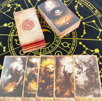 Vente en gros de cartes de tarot classiques Rider Waite écologiques avec guide pour débutants - 78 cartes Oracle en papier