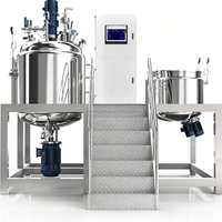 Machine mélangeuse homogénéisatrice à vide automatique pour la production de mayonnaise