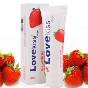 <span class=keywords><strong>Lubrifiant</strong></span> sexuel à base d'eau saveur <span class=keywords><strong>fraise</strong></span> et citron pour adultes – Hot Love Kiss - Product Image 3