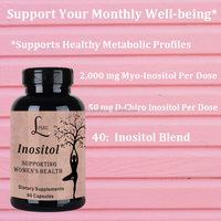 OEM/ODM Capsule d'inositol pour femmes, vitamine folate, pour soutenir la fonction ovarienne et favoriser l'équilibre hormonal Capsules de myo-inositol et de d-chiro