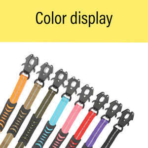 2025 nouveau Design rétractable réfléchissant grenouille boucle <span class=keywords><strong>chien</strong></span> laisse moyen grand chiens tactique Nylon réglable pliable Offre Spéciale métal - Product Image 5