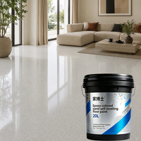 Peinture époxy colorée pour sols résistante aux taches et à l'huile, anti-poussière, facile à nettoyer, sans joint, pour garage, station-service, atelier