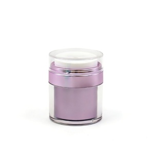 Pot à pompe sans air multicolores 30ml 50ml, rechargeable, pour crèmes et lotions cosmétiques - Product Image 4
