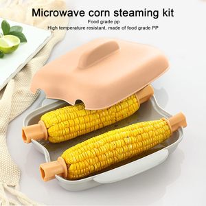 Vaporera <span class=keywords><strong>de</strong></span> Maíz <span class=keywords><strong>para</strong></span> <span class=keywords><strong>Microondas</strong></span> con Tapa Hermética, Material PP <span class=keywords><strong>de</strong></span> Grado Alimenticio, Libre <span class=keywords><strong>de</strong></span> BPA, Portátil <span class=keywords><strong>para</strong></span> Dormitorio y Cocina - Product Image 6