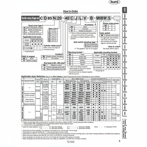 Pièces pneumatiques C85E8-100 de cylindre d'air pneumatique SMC - Product Image 1