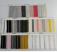 Serviettes en lin et coton délavé à rayures naturelles, pour vente en gros, restaurant, hôtel et mariage