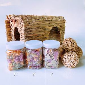 Spot Pet Folding Grass <b>House</b> Rabbit Hamster Hedgehog Guinea Pig Handmade Grass Weaving Grass <b>House</b> Pet Nest - Product Image 6