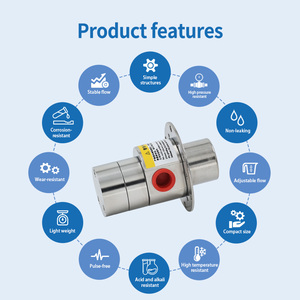 Pompe à engrenages magnétique entièrement étanche, moteur CC sans balais, résistante aux acides et aux alcalis, conception sans fuite, pour l'industrie alimentaire et des boissons, basse pression - Product Image 3