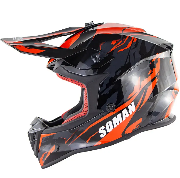 ECE onaylı motokros kask profesyonel off road kask yokuş aşağı motosiklet kask kir bisiklet ralli yarış kaskları