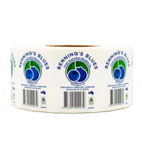 Étiquettes personnalisées imprimées pour bouteilles de boisson, étanches, avec code-barres, échantillon gratuit, excellente adhérence, emballage express, vente chaude