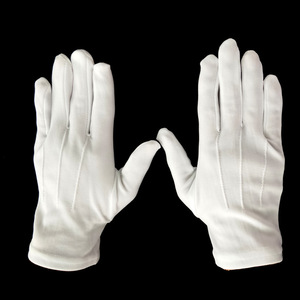 Gant de maçon blanc en tissu nylon, uniforme de fête de noël, vente en gros, - Product Image 5