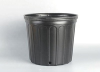 Pot Plastik HDPE Tahan Lama untuk Perdagangan Grosir, Ukuran 1-7 Galon, untuk Kebun dan Tanaman Luar Ruangan