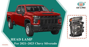 GELING Phare à LED pour Chevy <span class=keywords><strong>Chevrolet</strong></span> <span class=keywords><strong>Silverado</strong></span> HD 2500 <span class=keywords><strong>3500</strong></span> 2020 2021 <span class=keywords><strong>2022</strong></span> 2023 - Product Image 5