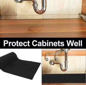 Waterproof Under Sink Mat Absorbent Quick Dry Sink <strong>Liners</strong> Protect Cabinets Durable <strong>Shelf</strong> <strong>Liners</strong> Slip Resistant and Non-Adhesive - Product Image 4