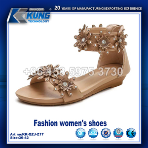 Sandales à talons compensés pour femmes, nouvelle collection été 2022, style bohème, confortable, souple et décontracté - Product Image 4