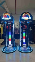 Máquina de juego de boxeo para interiores que funciona con monedas de nuevo diseño, máquina de juego de boxeo Arcade interactiva electrónica deportiva