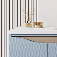 Vanité bon marché de haute qualité avec PVC blanc Armoires de salle de bain de style moderne à vendre Éclairage de vanité de salle de bain