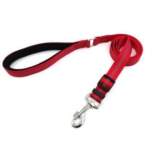 Guinzaglio in schiuma Comfort guinzaglio per cani regolabile 100 a 160cm di notte riflettente corda da passeggio leggera con anello D in acciaio inox - Product Image 6
