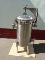 Boîtier de filtre à manches en acier inoxydable pour machine de filtration industrielle haut de gamme
