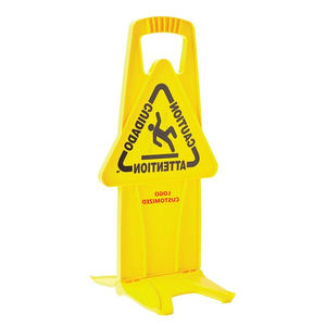 أوروبا نمط مستقرة للطباعة البلاستيك زلق المخاطر تحذير لافتات الحذر أرضية مبللة منصة رأسية السلامة تسجيل مجلس - Product Image 1