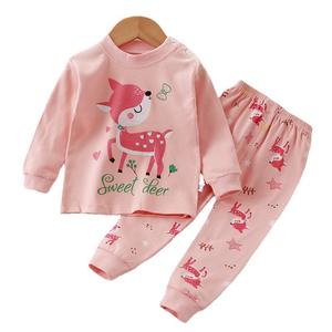 Ensembles de vêtements de nuit pour enfants d'automne personnalisables pyjamas et pantalons pour garçons pyjama pour bébé vêtements de maison pyjamas enfants coton vente en gros - Product Image 5