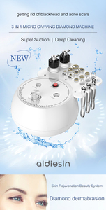 Profesional 3-en-1 <span class=keywords><strong>Dermaheal</strong></span> Facial Aqua Peel Hydro Machine Diamond Dermoabrasión Microdermoabrasión Limpiador de poros de la piel ZA IT - Product Image 3