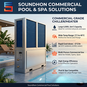 Enfriador y Calentador Comercial Profesional de 10HP SF-LN10C para Gimnasios, Spas, Recuperación de Atletas, Sistema de Enfriamiento por Inmersión en Frío, Bañera de Hielo - Product Image 5