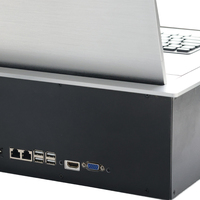 Système de levage d'écran d'ordinateur de bureau, élévateur d'écran LCD escamotable, système de conférence, conception motorisée escamotable avec fonction de traduction