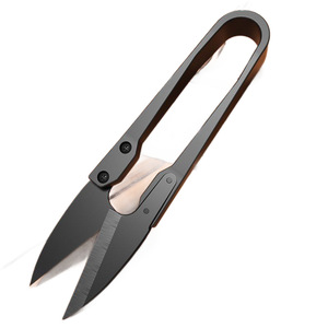 Stainless Steel Embroidery <b>Scissors</b> Black Sharp Pointed Blade For <b>Sewing</b> And Crafting Plastic Handle - Product Image 5