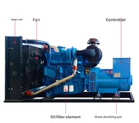 Groupe électrogène diesel ultra silencieux 70 kVA 56 kW avec cabine insonorisée pour usage résidentiel, homologué CE