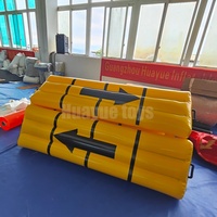 Vente en gros usine : Radeau gonflable de course d'équipe 2x0.8m en PVC, jouet de défi collectif pour activités sportives