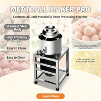 Batteur à viande direct usine avec réservoir en acier inoxydable à mélange rapide pour boulettes de bœuf, crevettes, pâte d'ail, petite entreprise