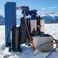 Machine à glace en flocons Haiyue 300 kg 500 kg, machine à glace en flocons personnalisée, machine à glace commerciale avec certification CE