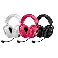 PRO X 2 Headset Gaming Nirkabel dengan Mikrofon, Driver Graphene 50mm, Mode Ganda Kabel+Nirkabel untuk Pembatalan Kebisingan Aktif 1.8m
