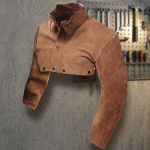 Housse de protection en daim marron avec fermeture à bouton, résistante aux abrasions, usage général, sans trou pour le pouce - Product Image 4