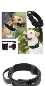 Conjunto de Correa y Collar Táctico Resistente para Perro con Hebilla de Liberación Rápida de Metal y Tira Reflectante para Entrenamiento de Razas Pitbull y <span class=keywords><strong>Bully</strong></span> - Product Image 6