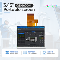 Écran LCD IPS OEM ODM de 3,5 pouces, module LCM de haute performance, résolution 320x240, luminosité 800, pour équipement industriel
