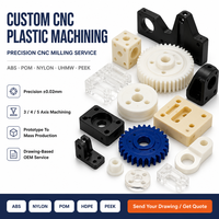 Service de fraisage CNC de précision pour plastiques, pièces transparentes en ABS, acrylique, POM, HDPE, fabrication sur mesure OEM