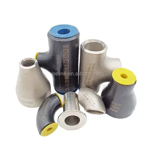 ASTM/ASME <span class=keywords><strong>SA</strong></span> 234 WPB Fittings CS und <span class=keywords><strong>SS</strong></span> Stumpfschweißfittings SCH40 Langradius 90-Grad-Bogen Kohlenstoffstahlrohrfittings Bögen T-Stück Preis - Product Image 4