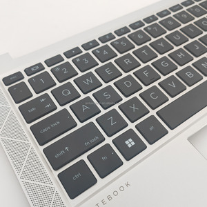 For HP Elitebook 830 G8 Series Laptop Top Cover with Backlit <b>Keyboard</b> Silver Model M46073-001 M46072-001 without Fast Charging - Product Image 3
