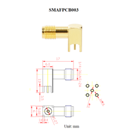 SMA SMB FME MCX prise mâle prise femelle prise PCB connecteur de montage à souder montage sur panneau adaptateur de borne de fil de poste de soudure