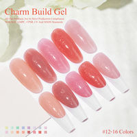 HEMA TPO Free Charm Build Gel en pot, vente en gros, 16 couleurs, auto-nivelant, étiquette privée personnalisée
